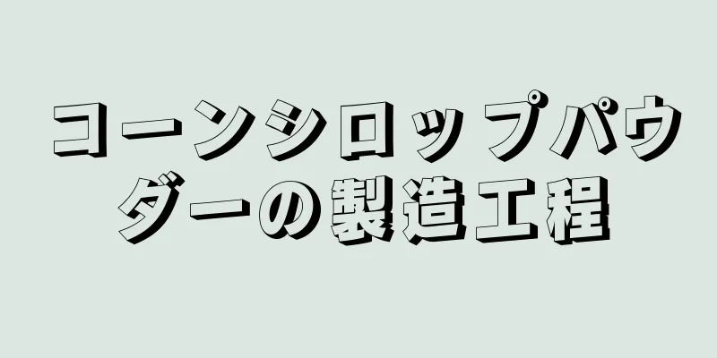 コーンシロップパウダーの製造工程