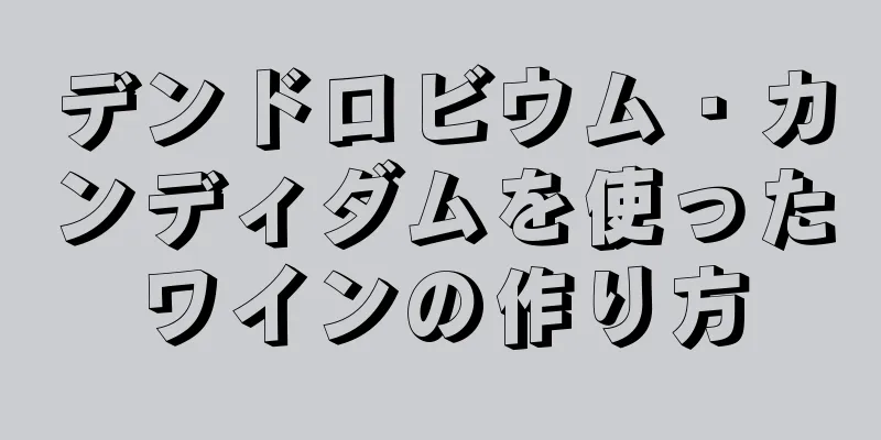 デンドロビウム・カンディダムを使ったワインの作り方