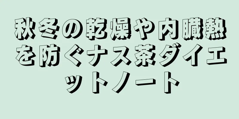 秋冬の乾燥や内臓熱を防ぐナス茶ダイエットノート