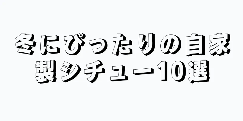 冬にぴったりの自家製シチュー10選