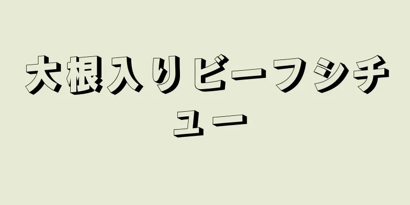 大根入りビーフシチュー