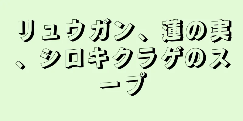 リュウガン、蓮の実、シロキクラゲのスープ