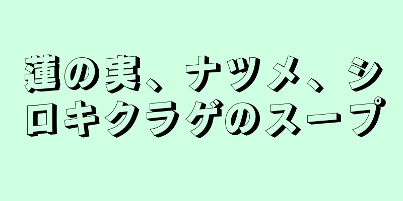 蓮の実、ナツメ、シロキクラゲのスープ