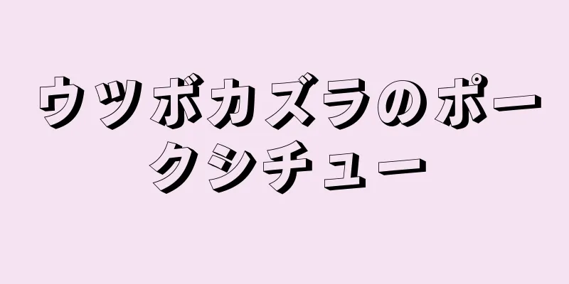 ウツボカズラのポークシチュー