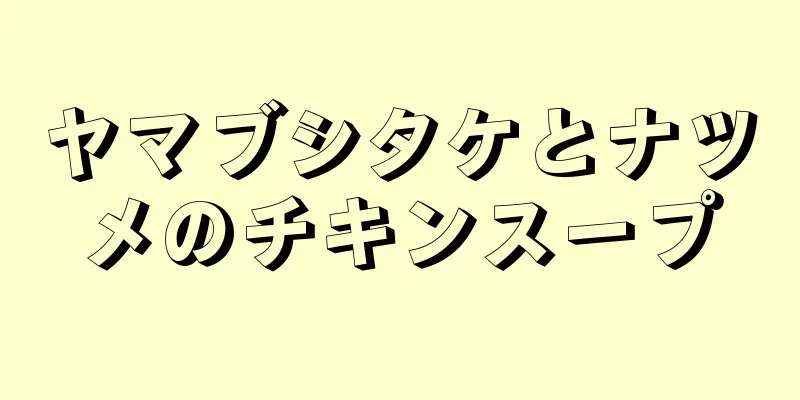 ヤマブシタケとナツメのチキンスープ