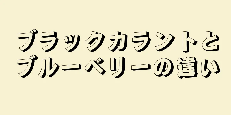 ブラックカラントとブルーベリーの違い