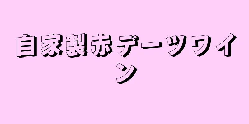 自家製赤デーツワイン