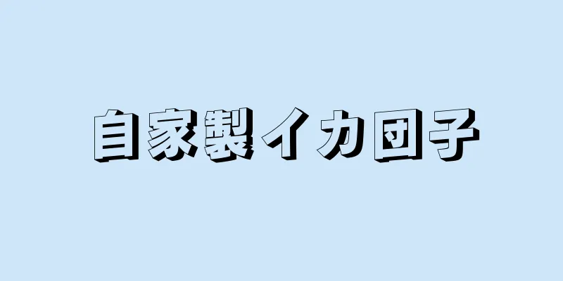 自家製イカ団子