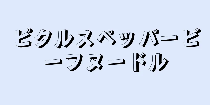 ピクルスペッパービーフヌードル