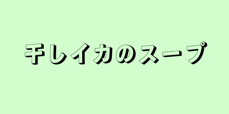 干しイカのスープ