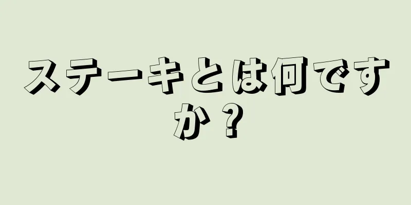 ステーキとは何ですか？