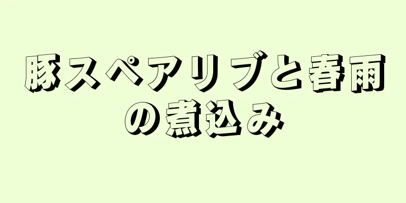 豚スペアリブと春雨の煮込み