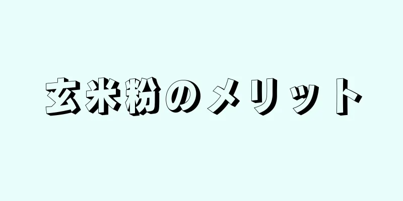 玄米粉のメリット