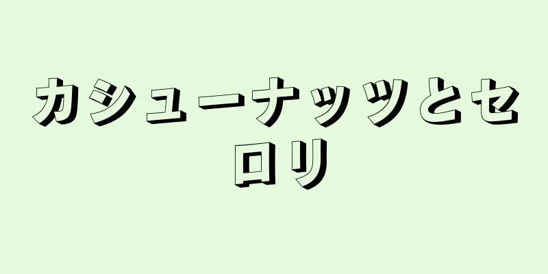 カシューナッツとセロリ