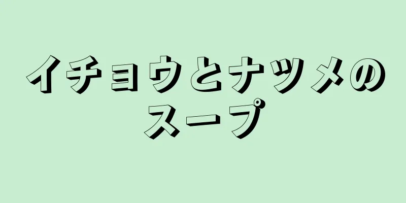 イチョウとナツメのスープ