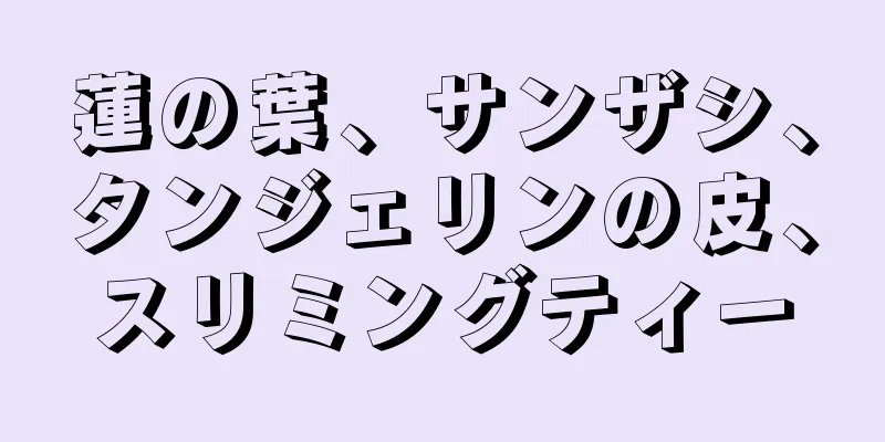 蓮の葉、サンザシ、タンジェリンの皮、スリミングティー