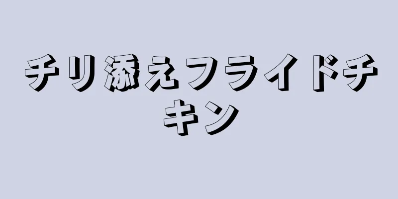 チリ添えフライドチキン