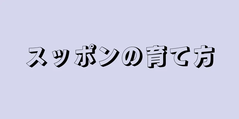 スッポンの育て方