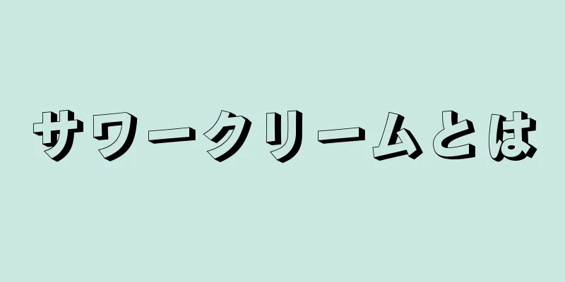 サワークリームとは