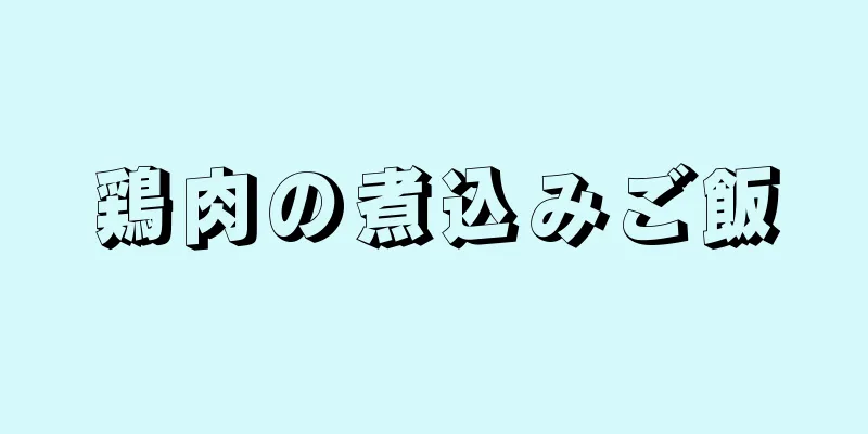 鶏肉の煮込みご飯