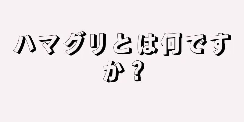 ハマグリとは何ですか？