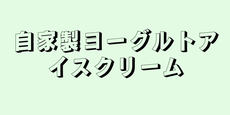 自家製ヨーグルトアイスクリーム