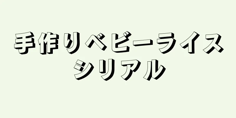 手作りベビーライスシリアル