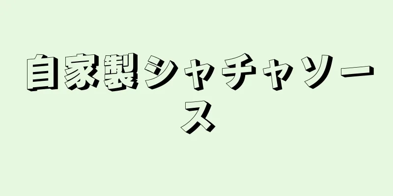 自家製シャチャソース