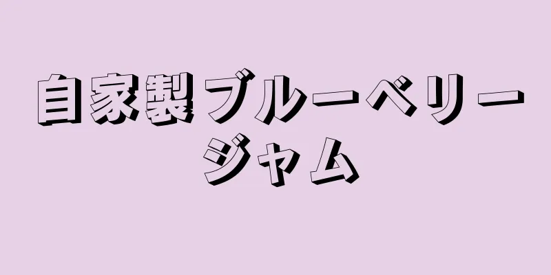 自家製ブルーベリージャム