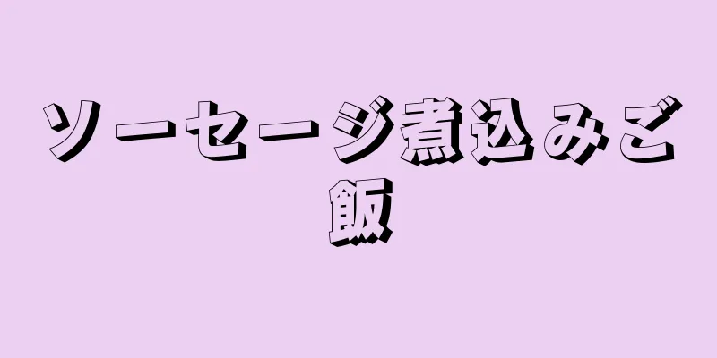 ソーセージ煮込みご飯