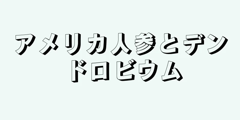 アメリカ人参とデンドロビウム