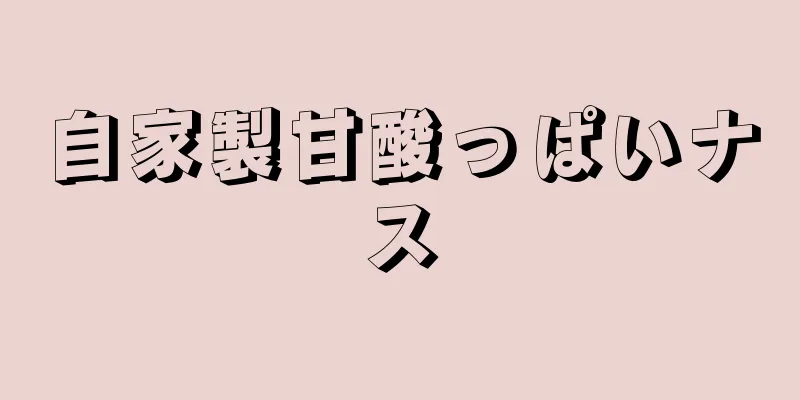 自家製甘酸っぱいナス