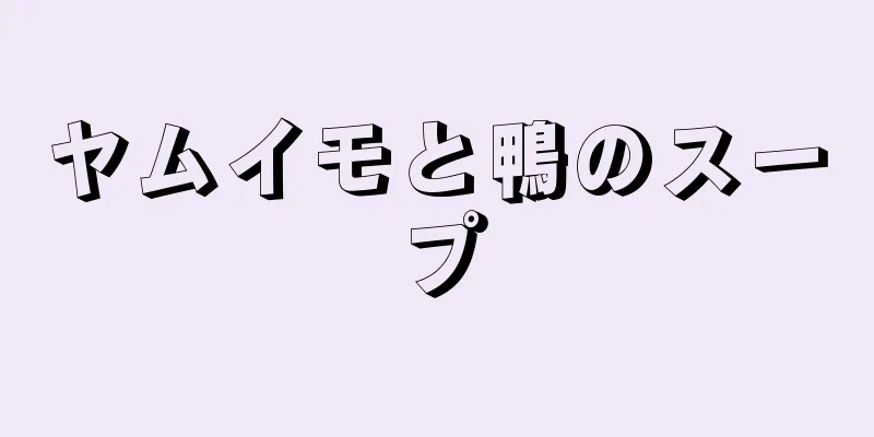 ヤムイモと鴨のスープ