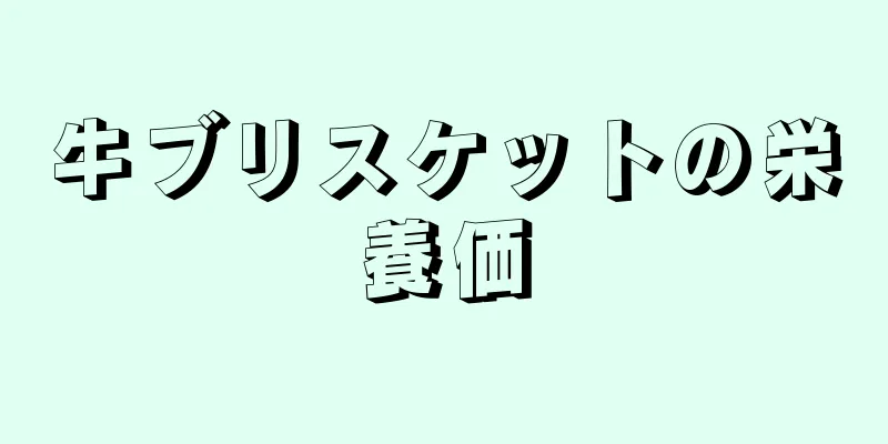 牛ブリスケットの栄養価