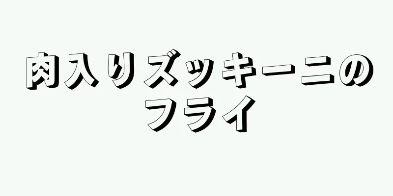 肉入りズッキーニのフライ