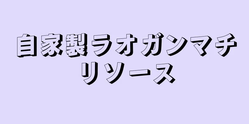 自家製ラオガンマチリソース