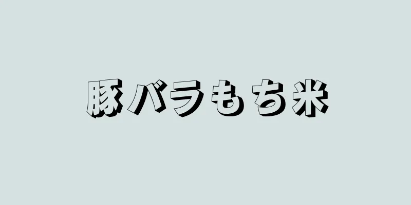 豚バラもち米