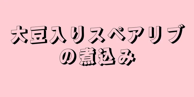 大豆入りスペアリブの煮込み