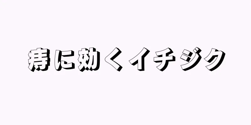 痔に効くイチジク