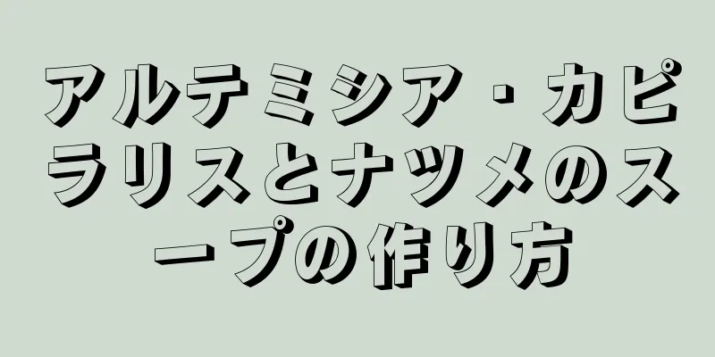 アルテミシア・カピラリスとナツメのスープの作り方