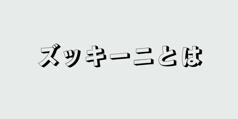 ズッキーニとは