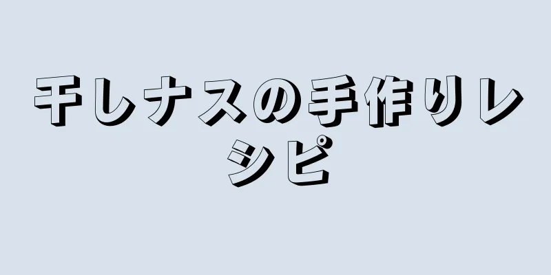 干しナスの手作りレシピ