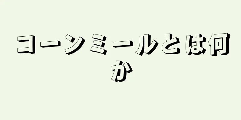 コーンミールとは何か