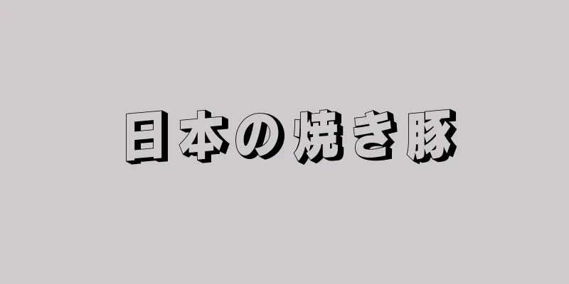 日本の焼き豚