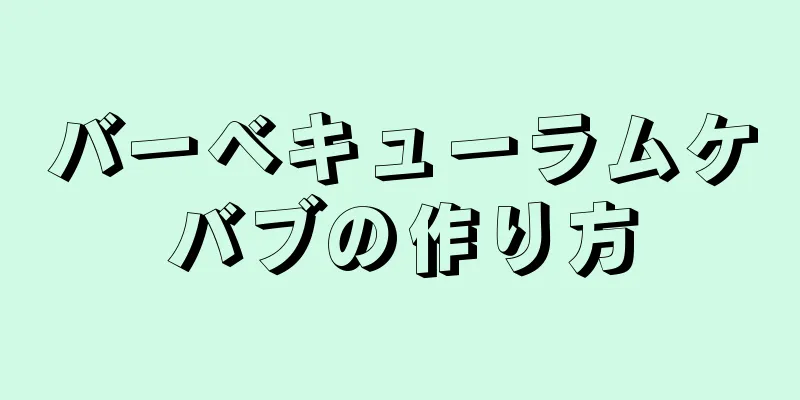 バーベキューラムケバブの作り方