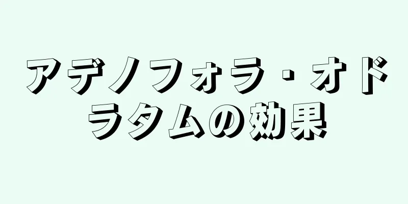 アデノフォラ・オドラタムの効果