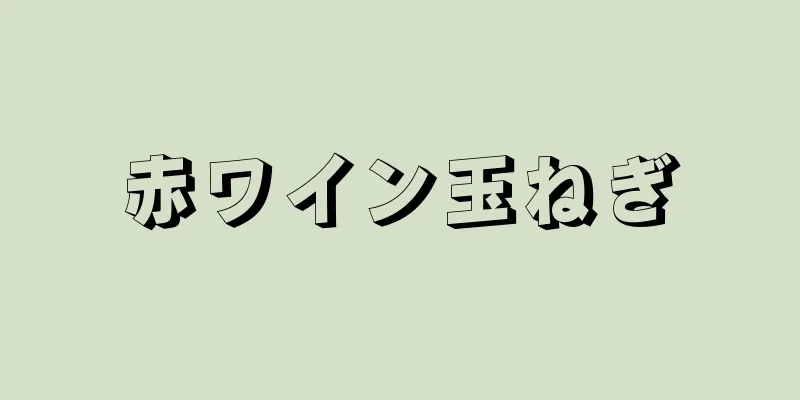 赤ワイン玉ねぎ