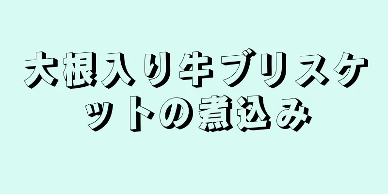 大根入り牛ブリスケットの煮込み