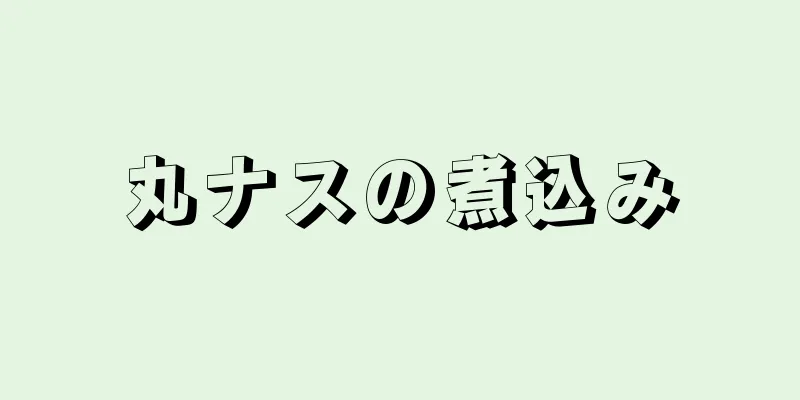 丸ナスの煮込み