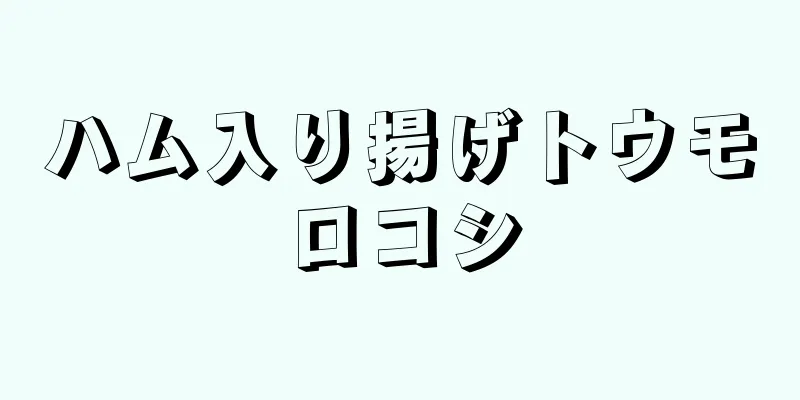 ハム入り揚げトウモロコシ